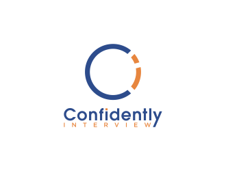 Confidently Interview logo design by BlessedArt