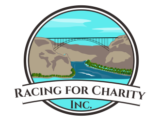 Racing for Charity, Inc. logo design by Greenlight