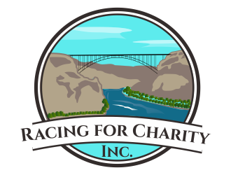 Racing for Charity, Inc. logo design by Greenlight