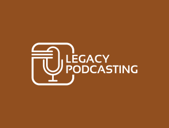 Legacy Podcasting logo design by p0peye