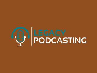 Legacy Podcasting logo design by p0peye