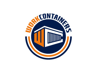 WorkContainers.com / Work Containers logo design by CreativeKiller