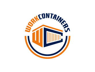 WorkContainers.com / Work Containers logo design by CreativeKiller