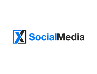 X Social Media logo design by Garmos