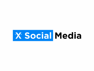 X Social Media logo design by christabel