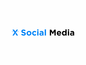 X Social Media logo design by christabel