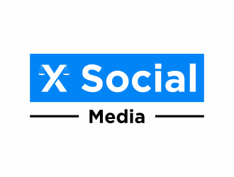 X Social Media logo design by christabel