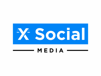 X Social Media logo design by christabel