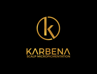 Karbena ~ SMP (scalp micropigmentation) logo design by MarkindDesign