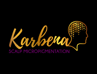 Karbena ~ SMP (scalp micropigmentation) logo design by Kirito