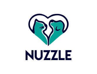 Nuzzle logo design by JessicaLopes