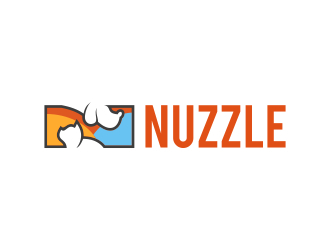Nuzzle logo design by Mbezz