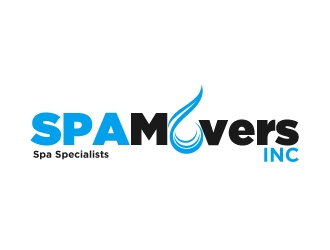 SPA MOVERS INC logo design by designbyorimat