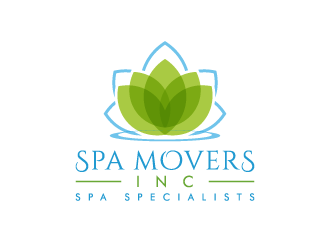 SPA MOVERS INC logo design by pencilhand