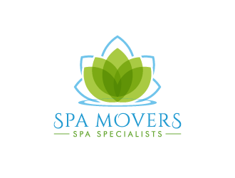 SPA MOVERS INC logo design by pencilhand