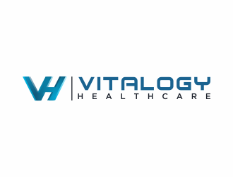 Vitalogy Healthcare logo design by Mahrein