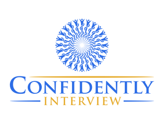 Confidently Interview logo design by FriZign