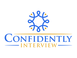 Confidently Interview logo design by FriZign