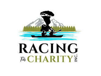 Racing for Charity, Inc. logo design by MonkDesign