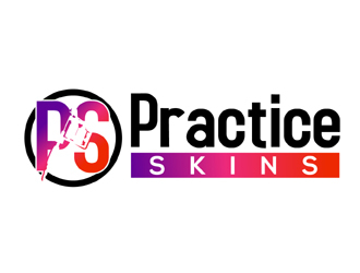 Practice Skins logo design by MAXR