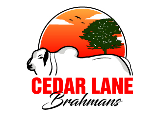 Cedar Lane Brahmans  logo design by Suvendu