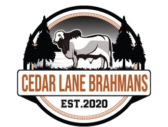 Cedar Lane Brahmans  logo design by Suvendu