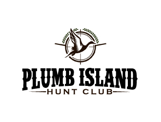 Plumb Island Hunt Club logo design by AamirKhan