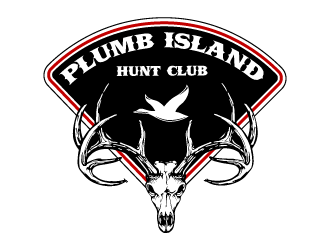 Plumb Island Hunt Club logo design by Ultimatum