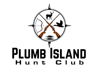 Plumb Island Hunt Club logo design by Suvendu