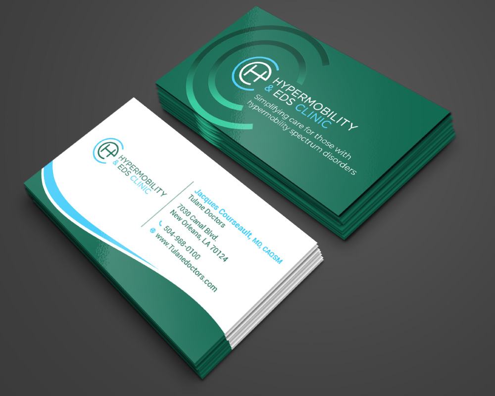 Hypermobility and EDS Clinic logo design by Boomstudioz