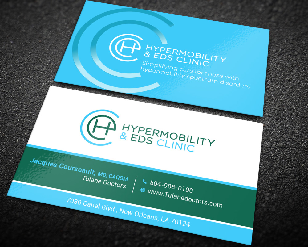 Hypermobility and EDS Clinic logo design by Boomstudioz