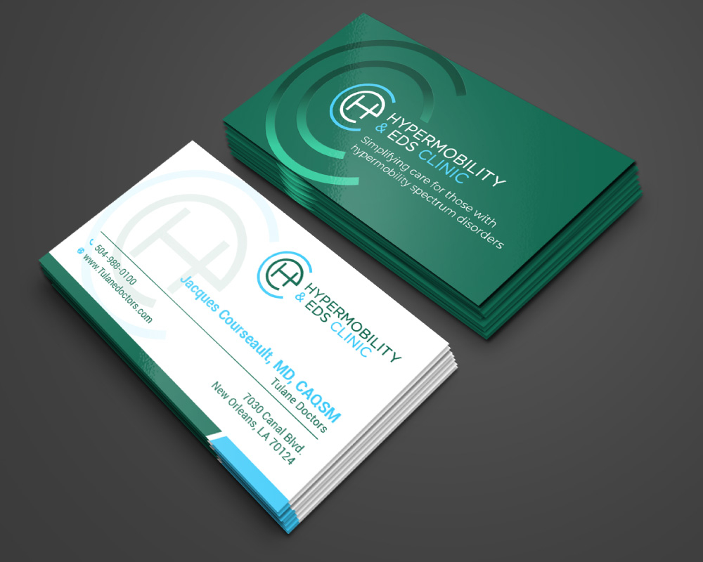 Hypermobility and EDS Clinic logo design by Boomstudioz