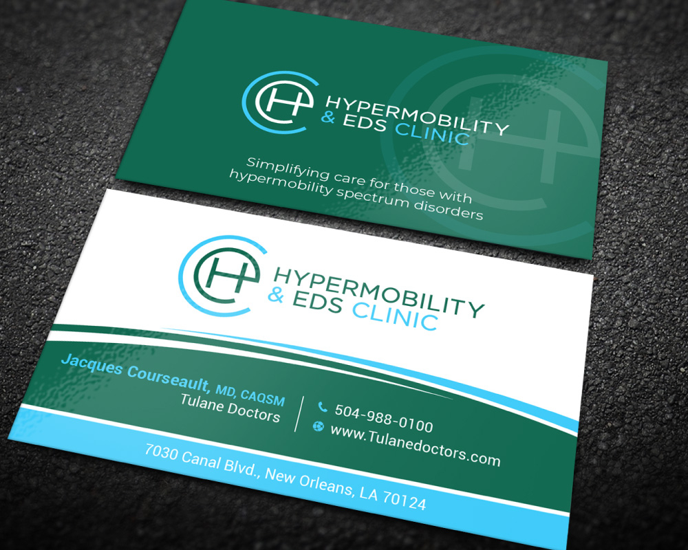 Hypermobility and EDS Clinic logo design by Boomstudioz