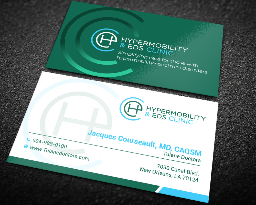 Hypermobility and EDS Clinic logo design by Boomstudioz
