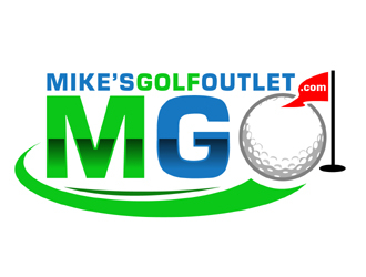 Mikesgolfoutlet logo design by MAXR