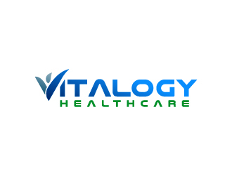 Vitalogy Healthcare logo design by josephope