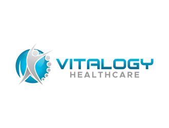 Vitalogy Healthcare logo design by Panara