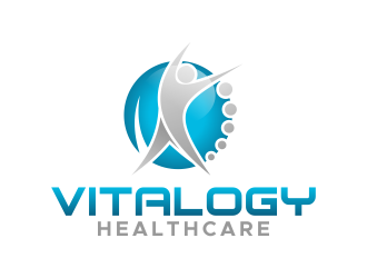 Vitalogy Healthcare logo design by Panara