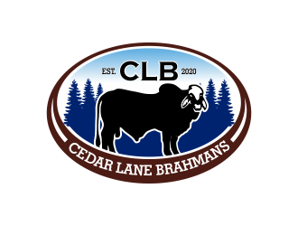 Cedar Lane Brahmans  logo design by done