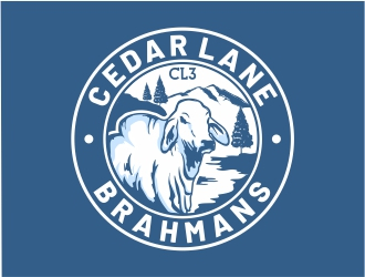 Cedar Lane Brahmans  logo design by Mardhi