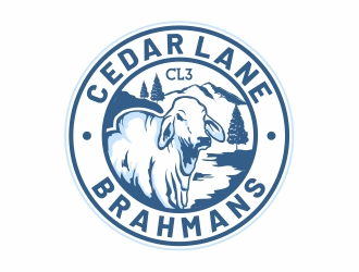 Cedar Lane Brahmans  logo design by Mardhi