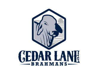 Cedar Lane Brahmans  logo design by daywalker