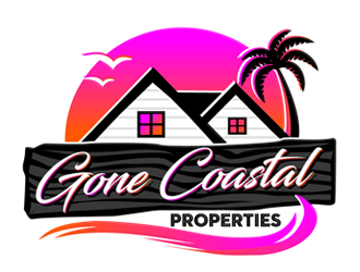 Gone Coastal Properties logo design by megalogos