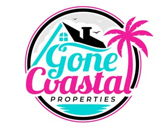 Gone Coastal Properties logo design by DreamLogoDesign