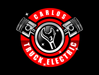 Carlos Truck Electric logo design by Suvendu