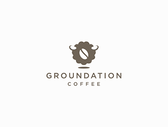 Groundation Coffee  logo design by DuckOn