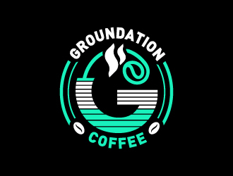 Groundation Coffee  logo design by GETT