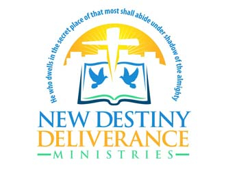 New Destiny Deliverance Ministries logo design by DreamLogoDesign