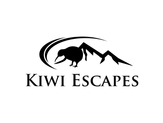 Kiwi Escapes logo design by GassPoll