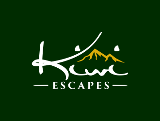 Kiwi Escapes logo design by GassPoll